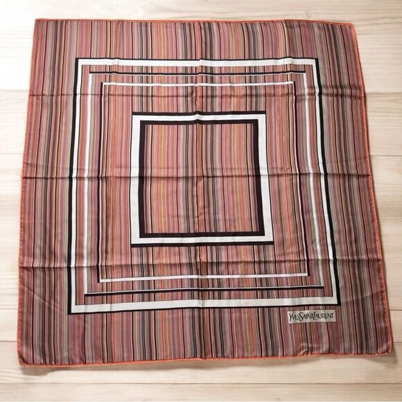YSL Vintage Silk Scarf - Picture 1 of 4